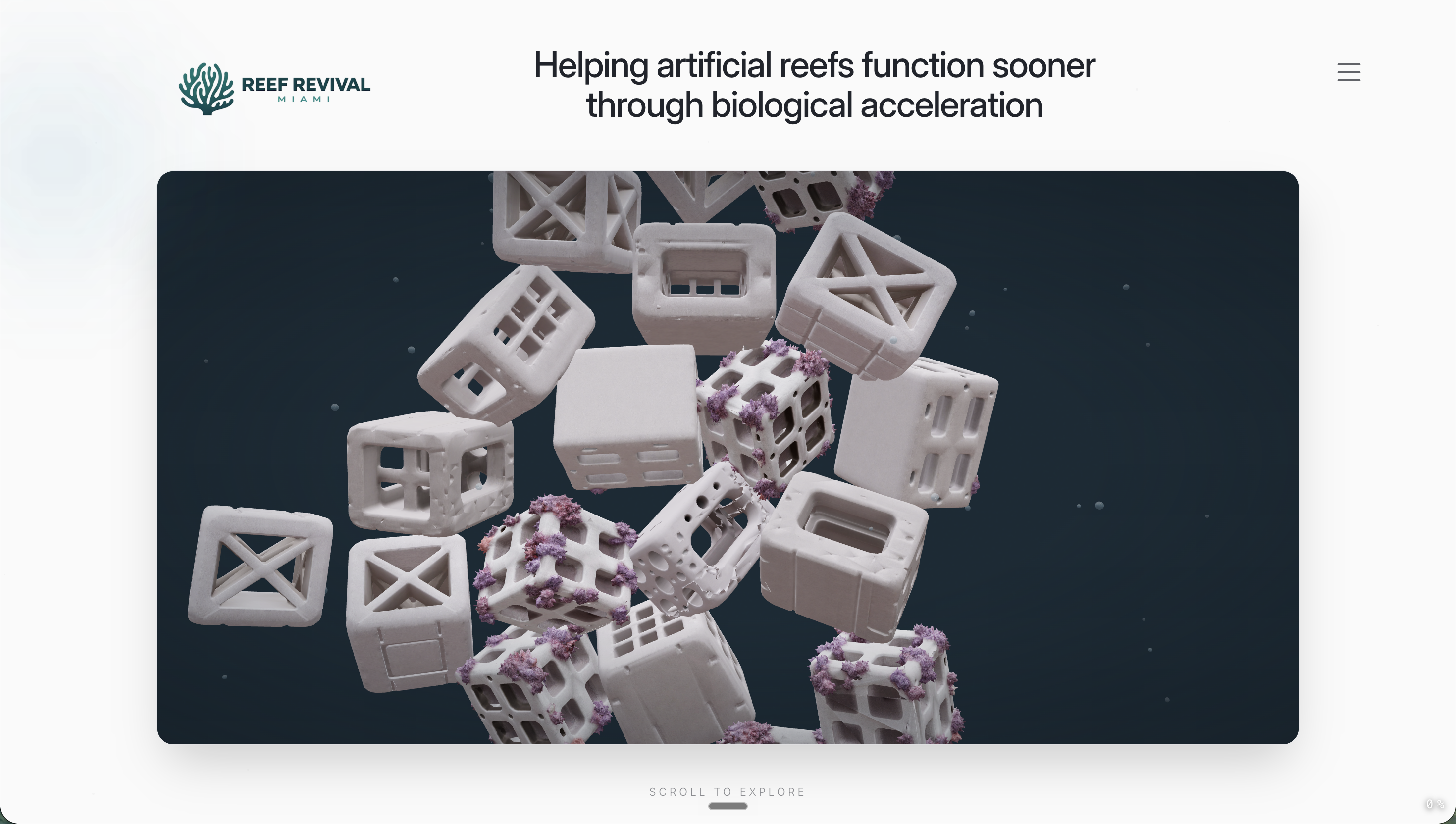 Reef Revival Miami website